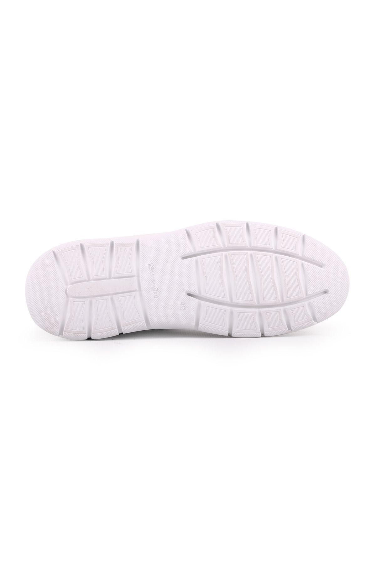 L4501 Leather Men's Casual Shoes White - MALLTURK