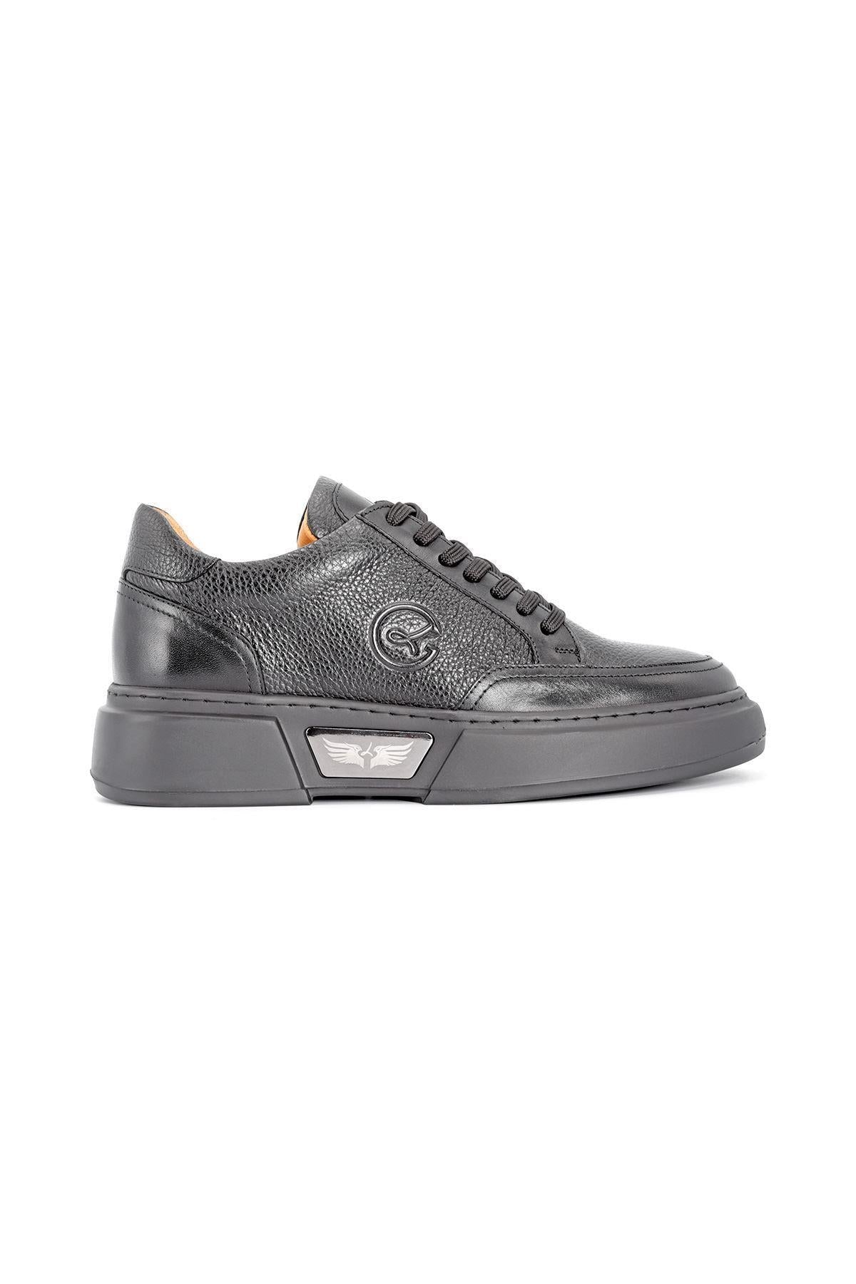 L4526 Men's Casual Shoes - Black - MALLTURK