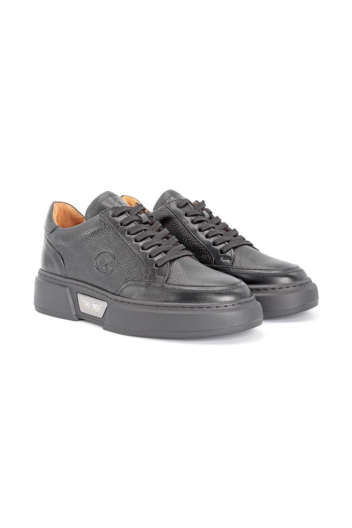 L4526 Men's Casual Shoes - Black - MALLTURK