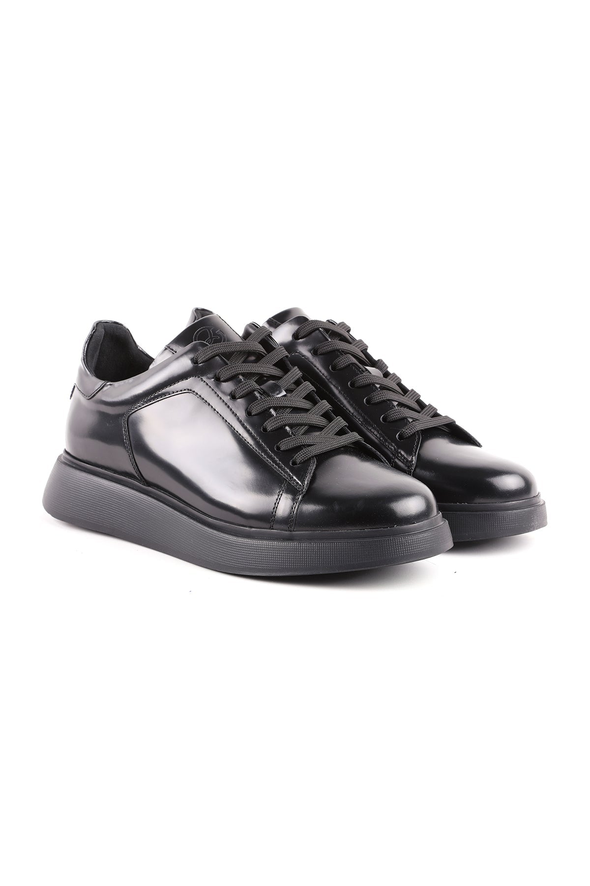 L4617 Men'S CASuAl ShoeS - Light LeAther, BlAck - MALLTURK
