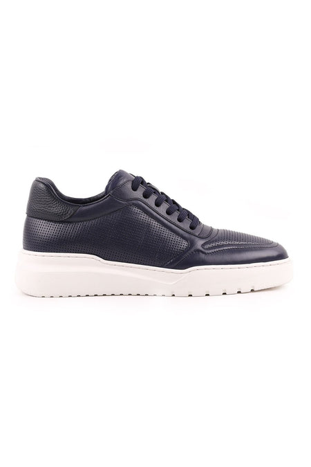 L4688 Casual Men's Shoes Navy Blue - MALLTURK