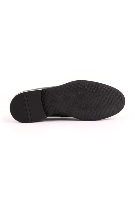 L4703 Classic Men's Shoes Black - MALLTURK