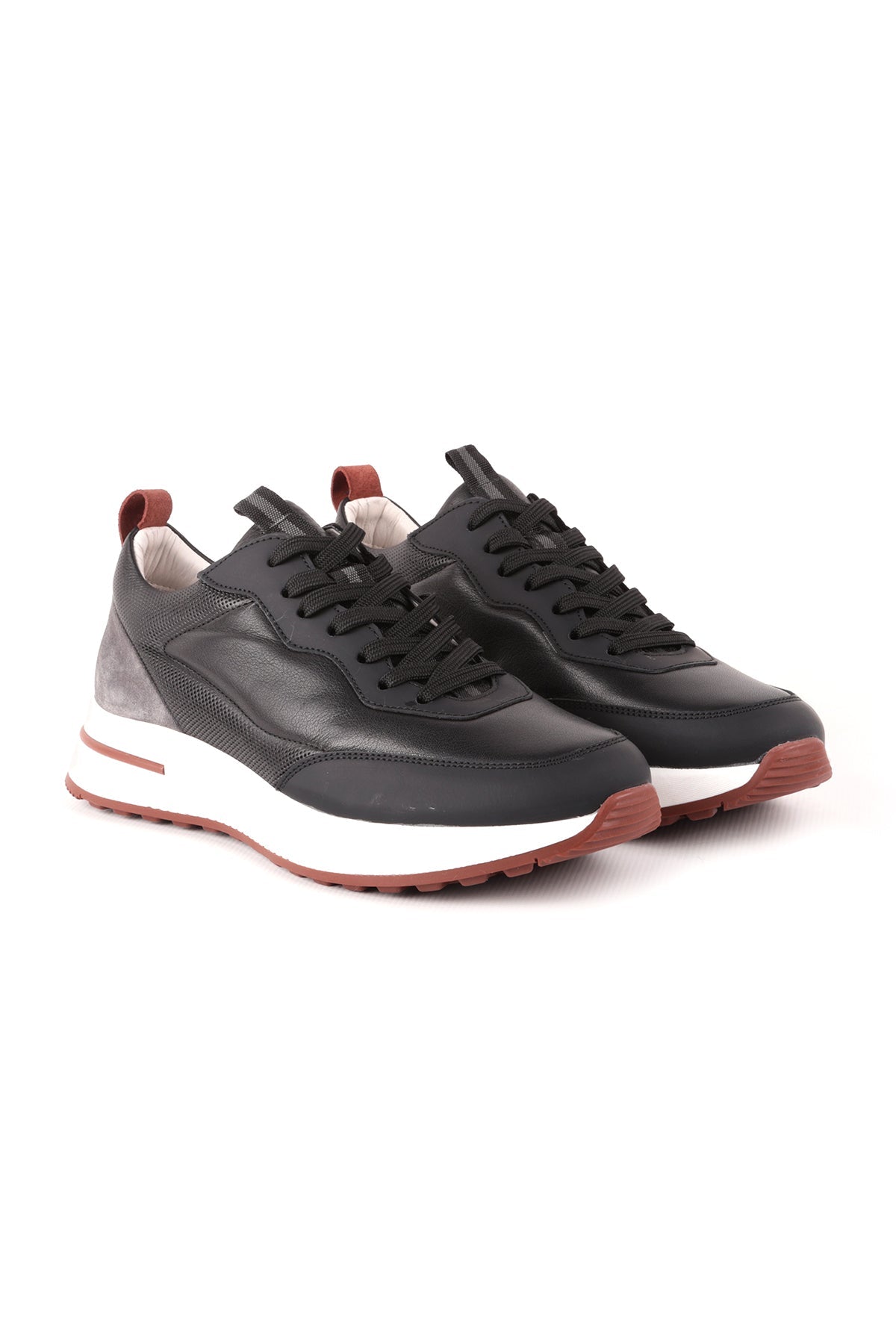 L4722 Casual Leather Men's Shoes Black - MALLTURK