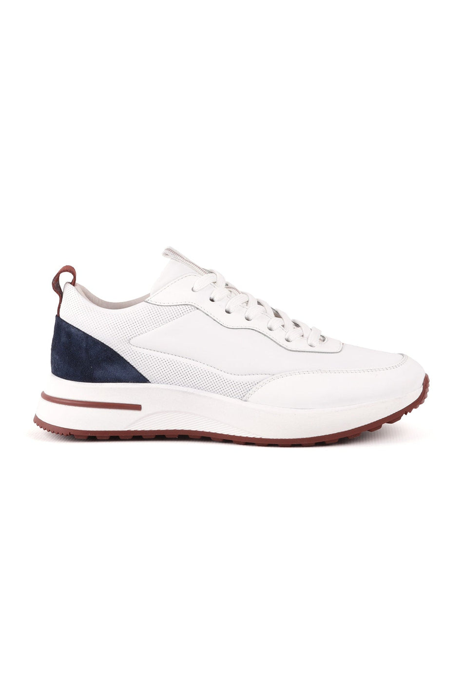 L4722 Men's Leather Casual Shoes White - MALLTURK