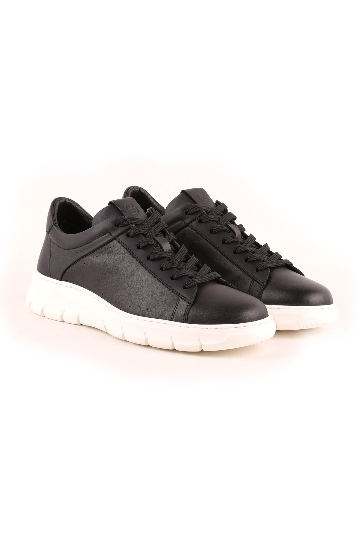 L4750 Men's Leather Casual Shoes Black - MALLTURK