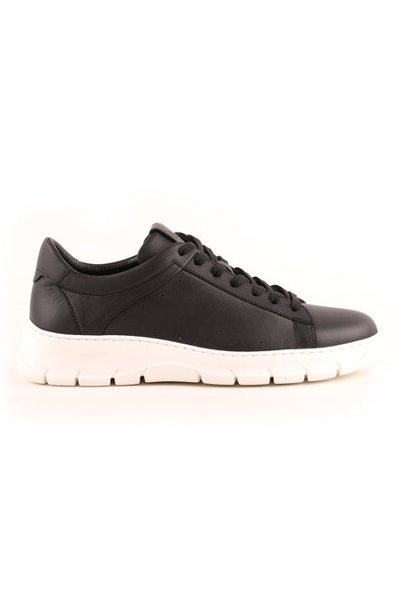 L4750 Men's Leather Casual Shoes Black - MALLTURK