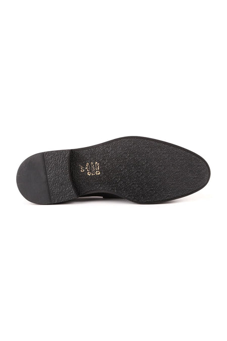 L4779 Leather Men's Classic Shoes Black - MALLTURK