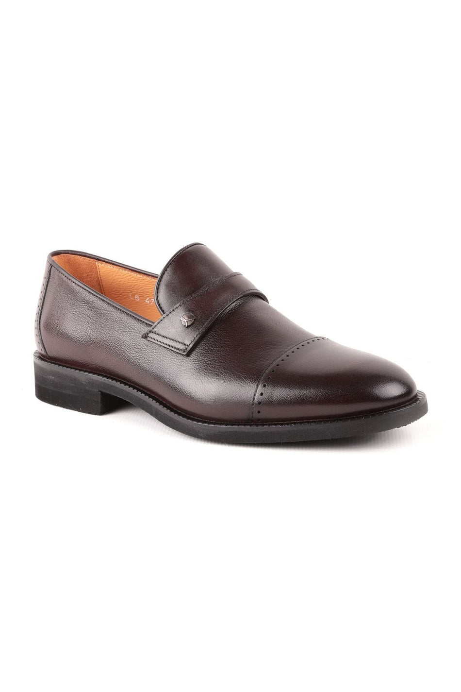 L4779 Leather Men's Classic Shoes Brown - MALLTURK