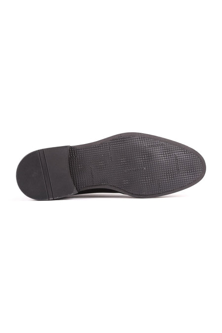 L4781 Classic Leather Men's Shoes Black - MALLTURK
