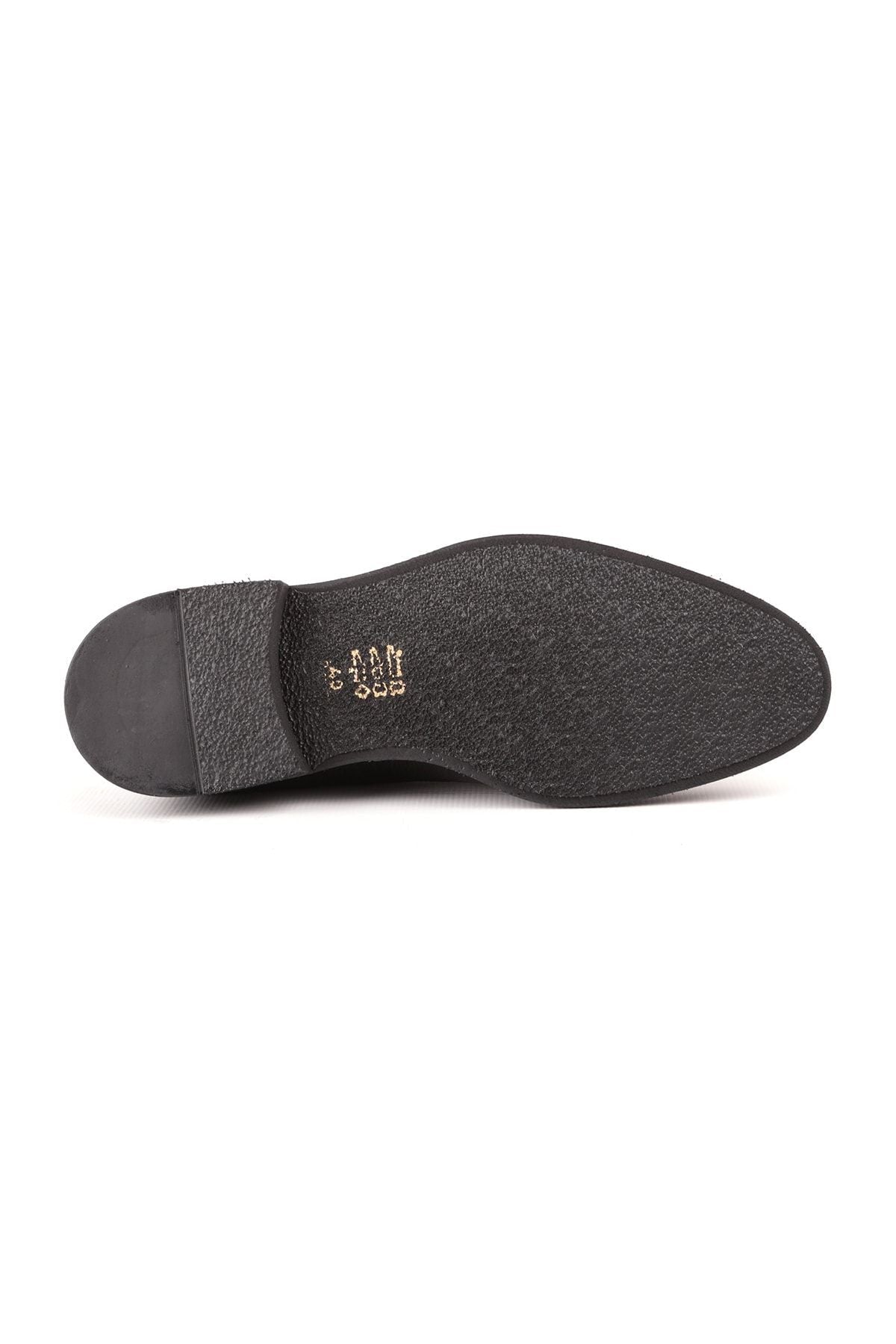 L4782 Leather Men's Classic Shoes Black - MALLTURK