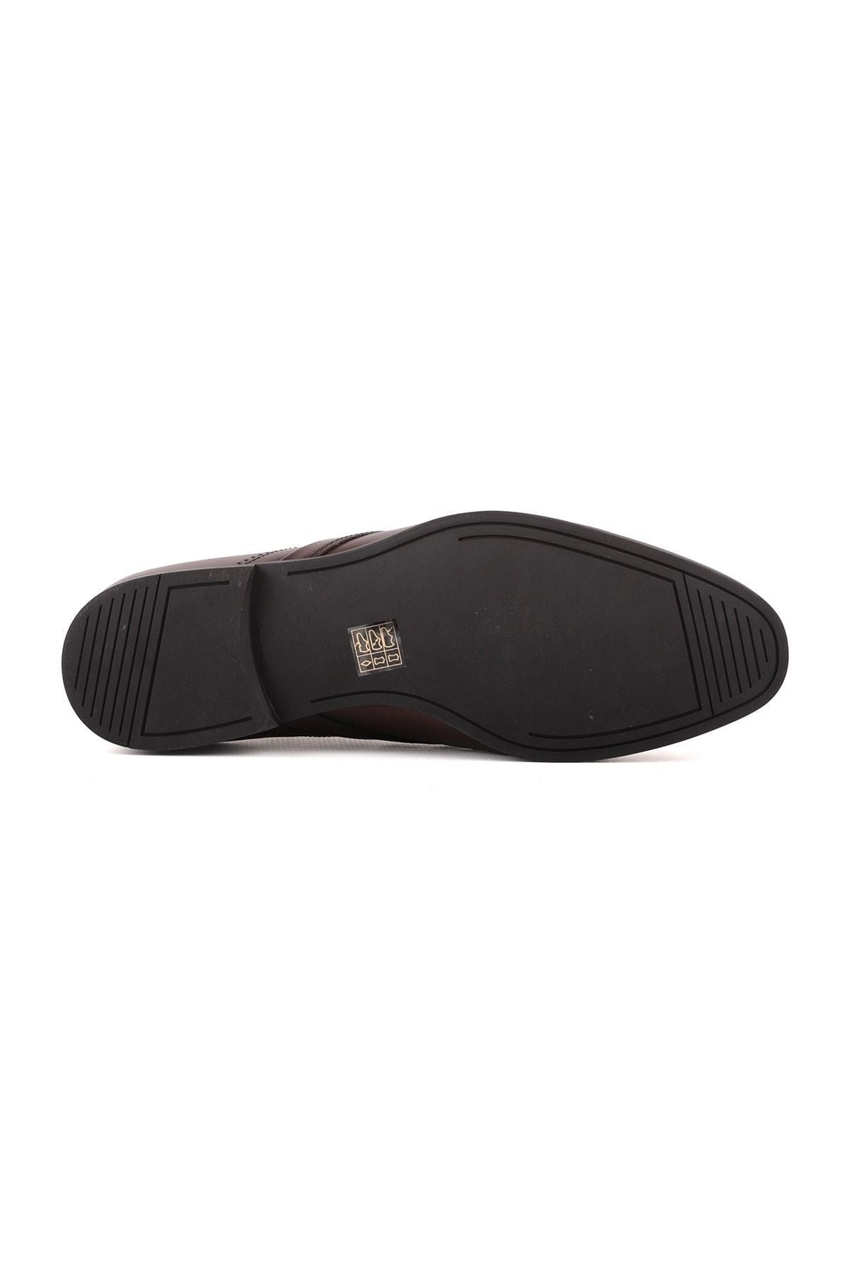 L4796 Leather Men's Classic Shoes Brown - MALLTURK