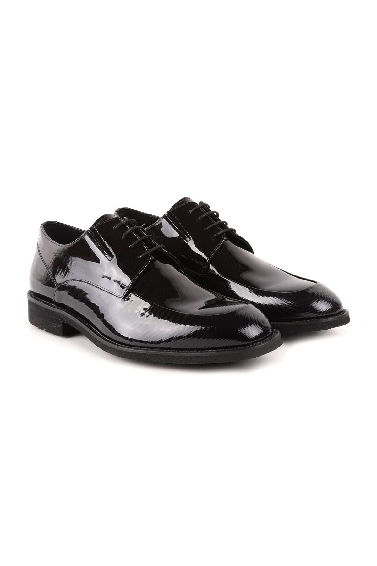 L4803 Classic Men's Leather Shoes Black - MALLTURK