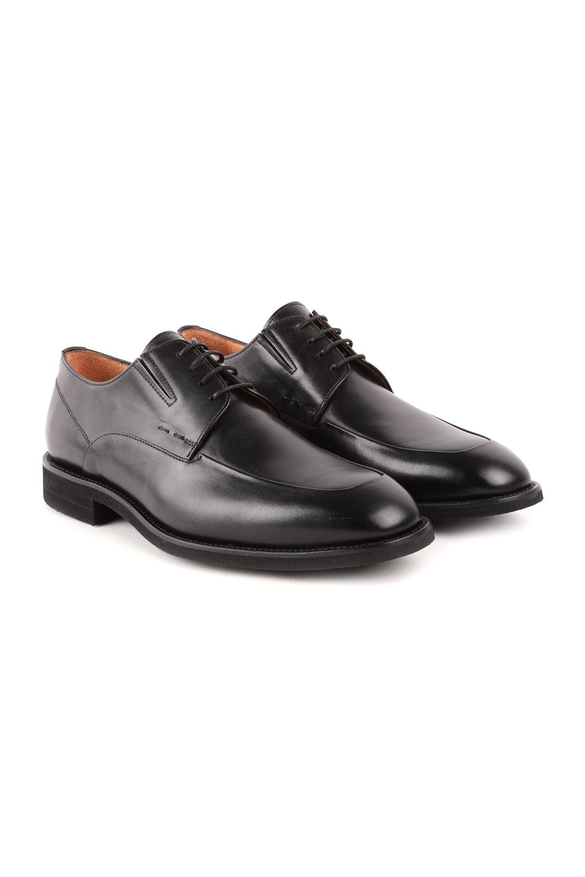 L4803 Classic Men's Leather Shoes Black - MALLTURK