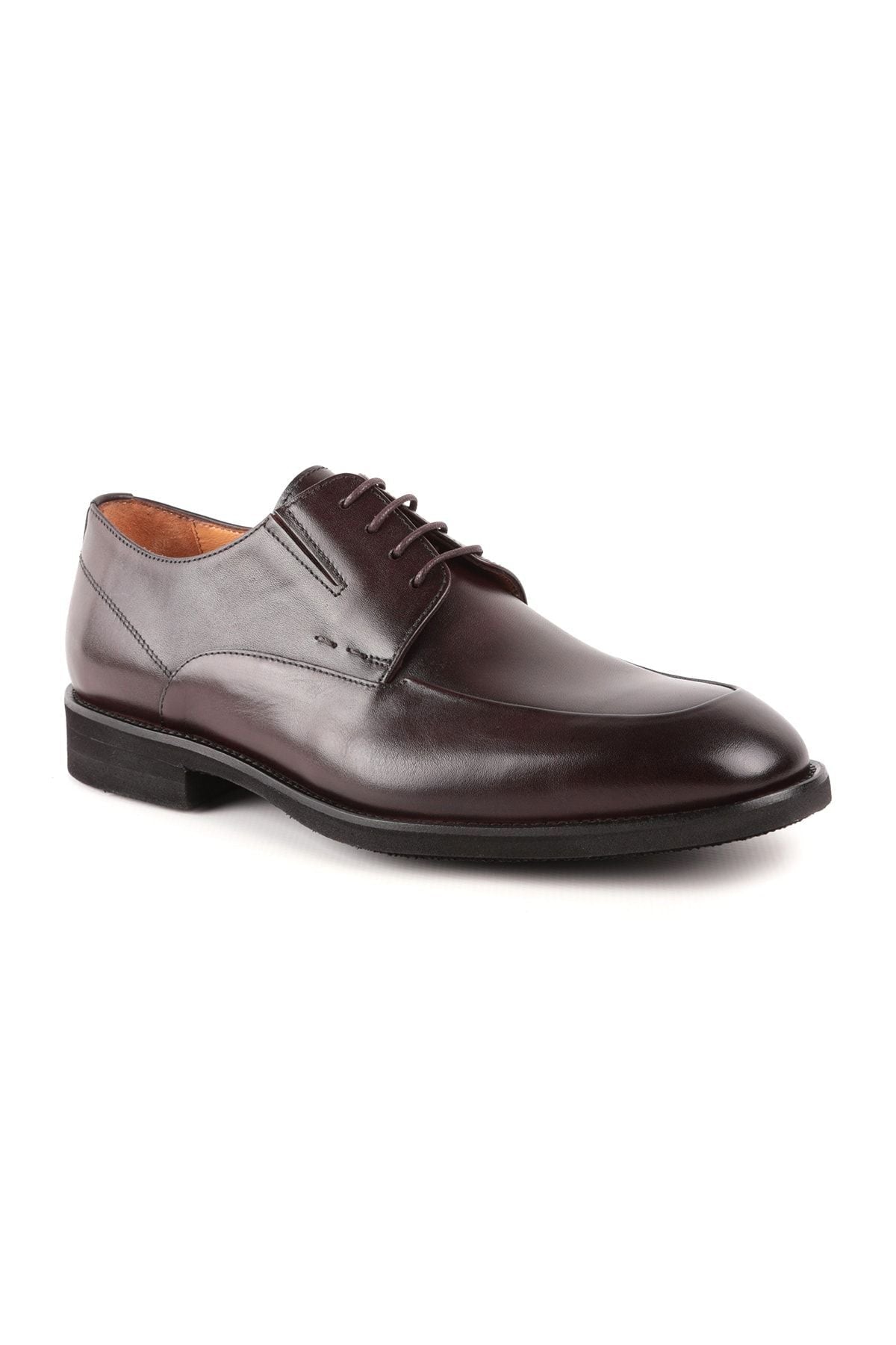 L4803 Classic Men's Leather Shoes Brown - MALLTURK