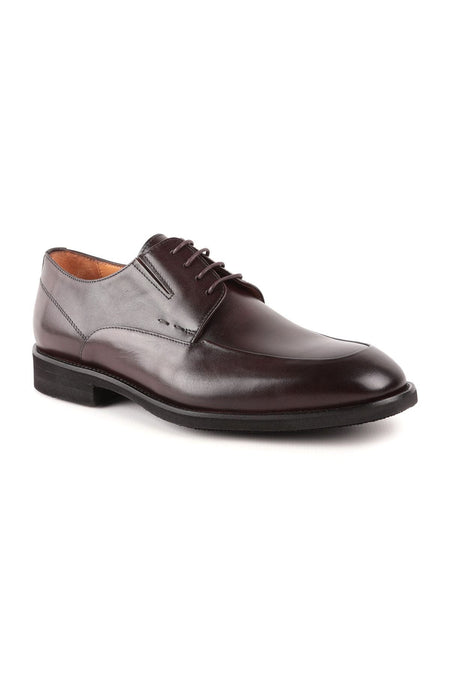 L4803 Classic Men's Leather Shoes Brown - MALLTURK