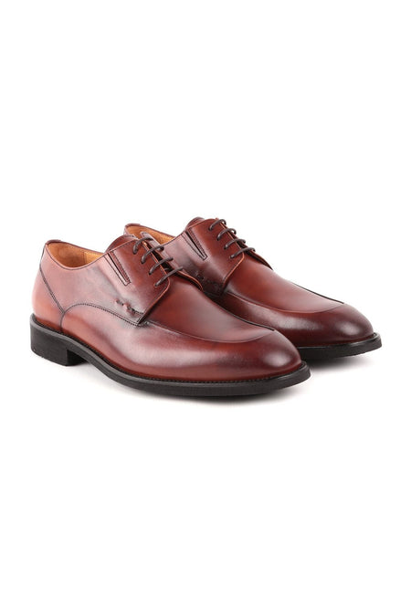 L4803 Classic Men's Leather Shoes Tan - MALLTURK