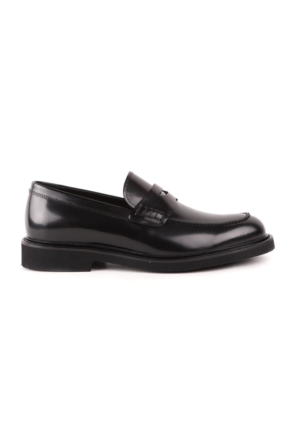 L4841 Loafer Men's Leather Shoes Black - MALLTURK