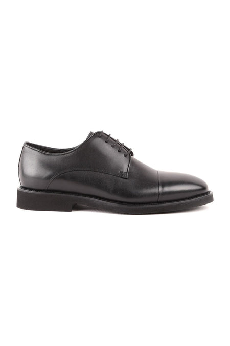 L4842 Leather Men's Casual Shoes Black - MALLTURK