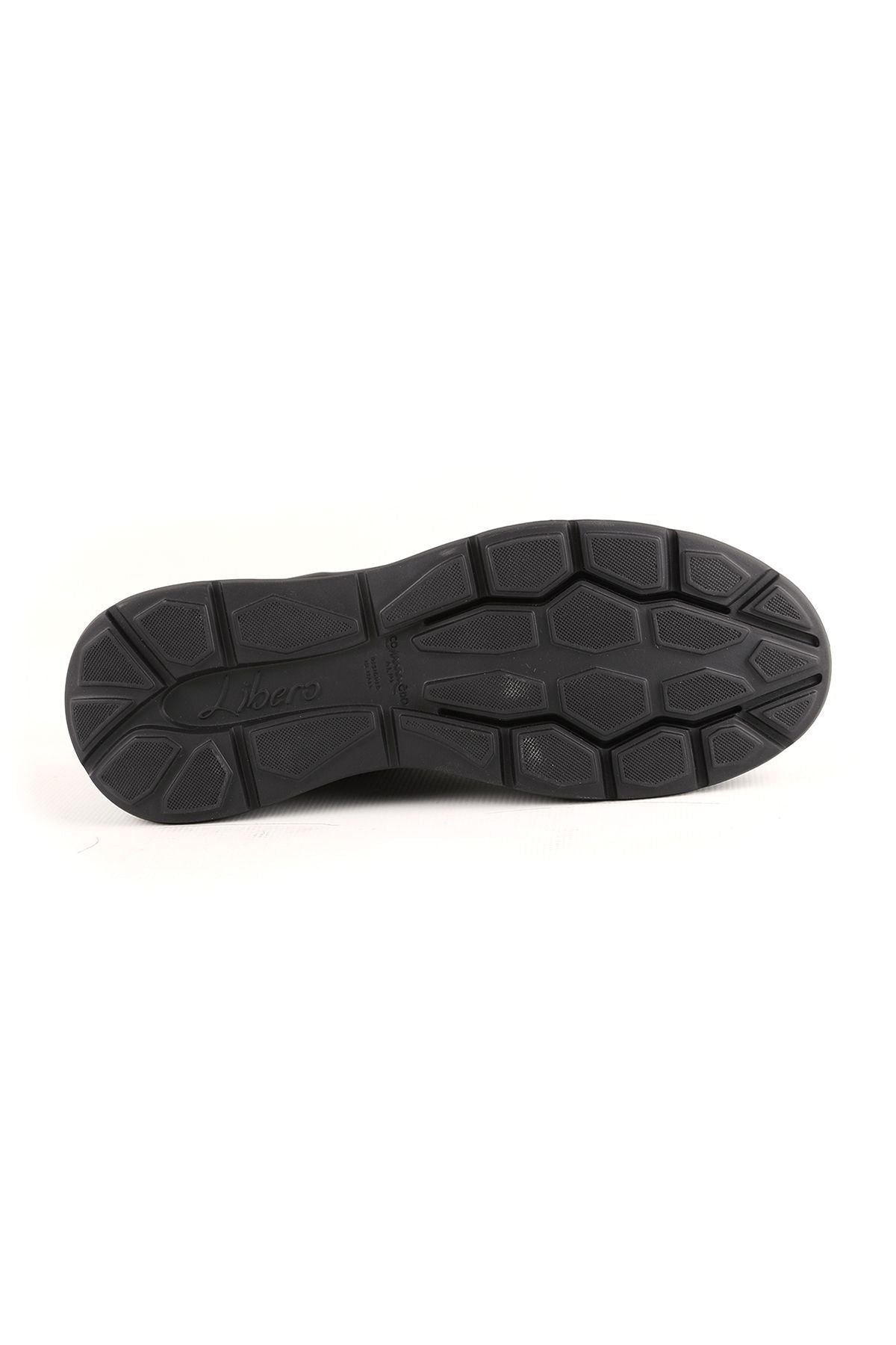L4872 Casual Men's Leather Shoes Black - MALLTURK