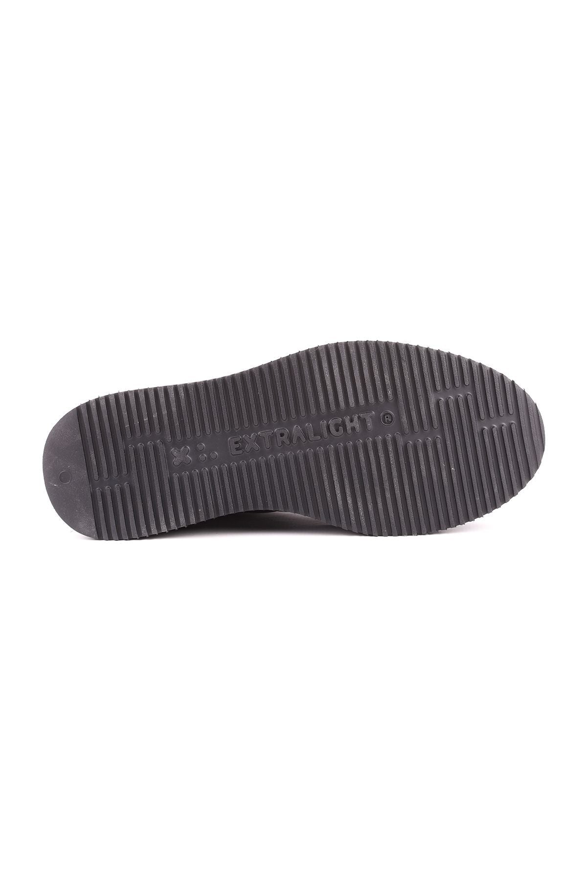 L4898 Model Men's Leather Casual Shoes - NAVY BLUE - MALLTURK