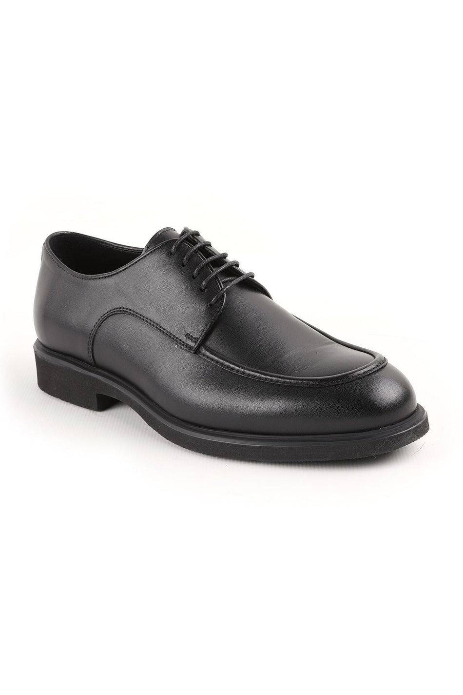 L4906 Casual Men's Leather Shoes Black - MALLTURK