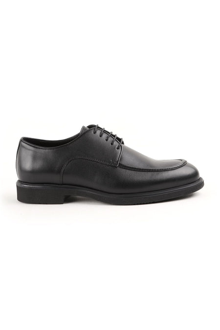 L4906 Casual Men's Leather Shoes Black - MALLTURK