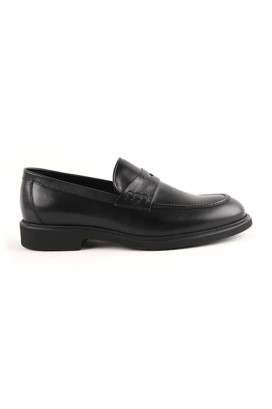 L4910 Casual Men's Leather Shoes Black - MALLTURK