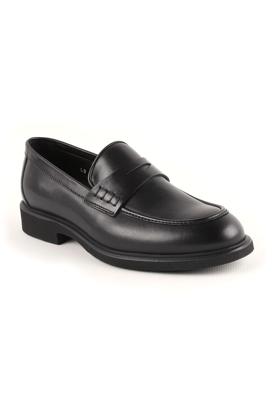 L4910 Casual Men's Leather Shoes Black - MALLTURK