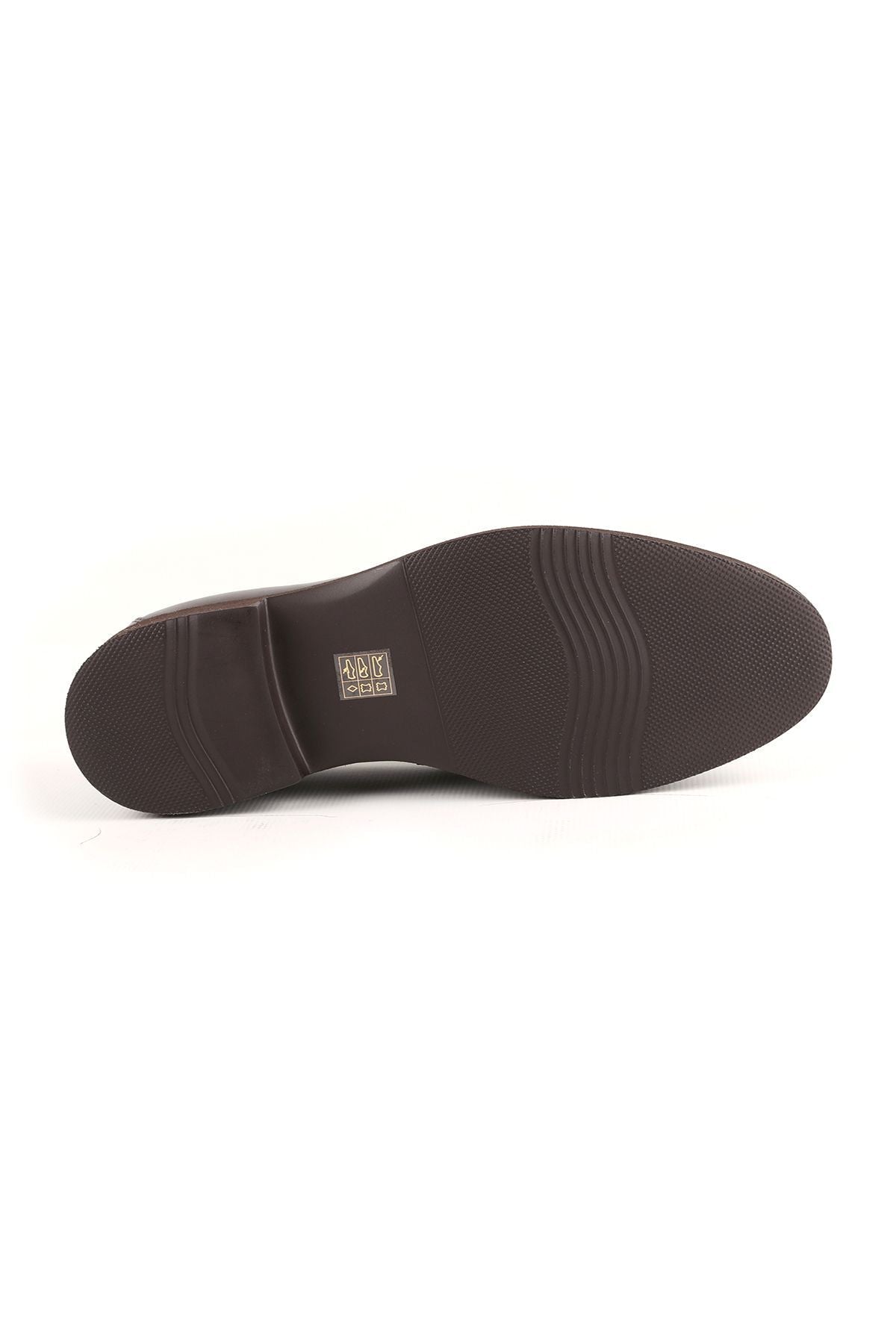 L4910 Casual Men's Leather Shoes Brown - MALLTURK