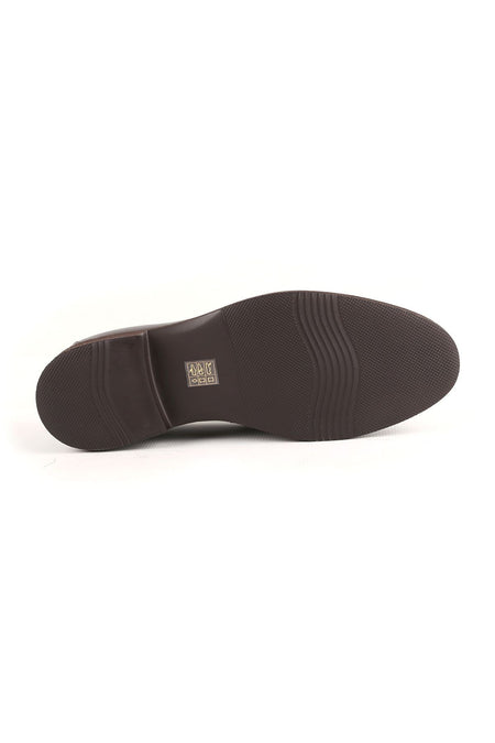 L4910 Casual Men's Leather Shoes Brown - MALLTURK