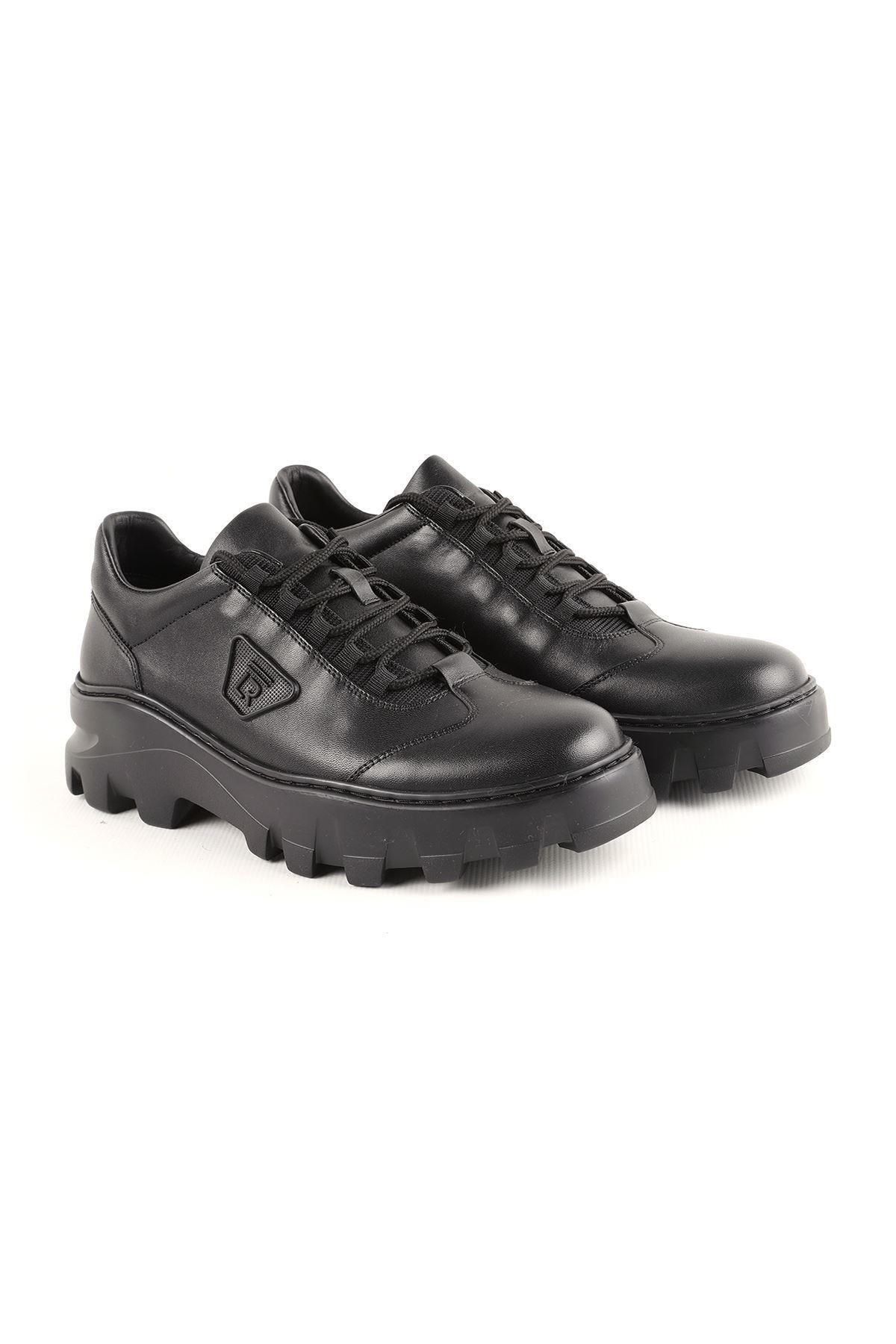 L4941 Men's Casual Shoes - Black - MALLTURK
