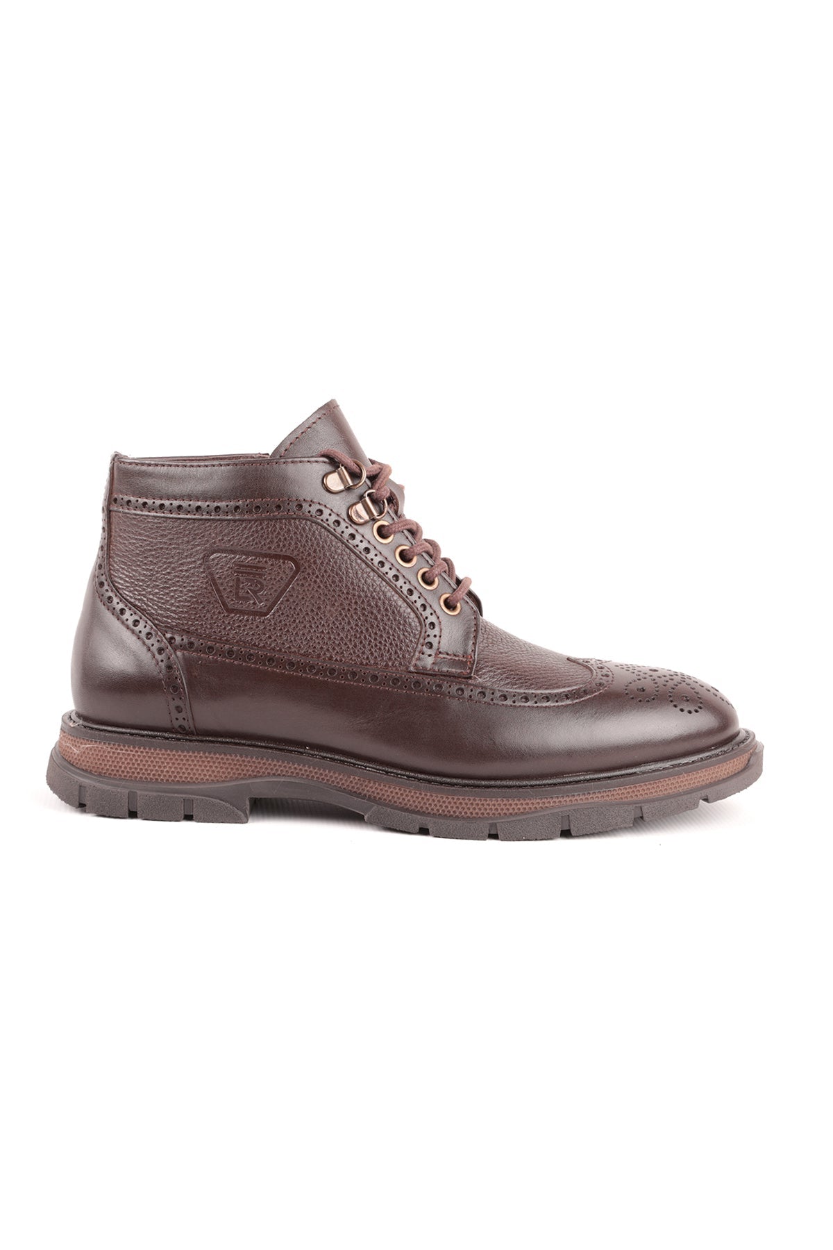 L4950 Leather Men's Boots Brown - MALLTURK