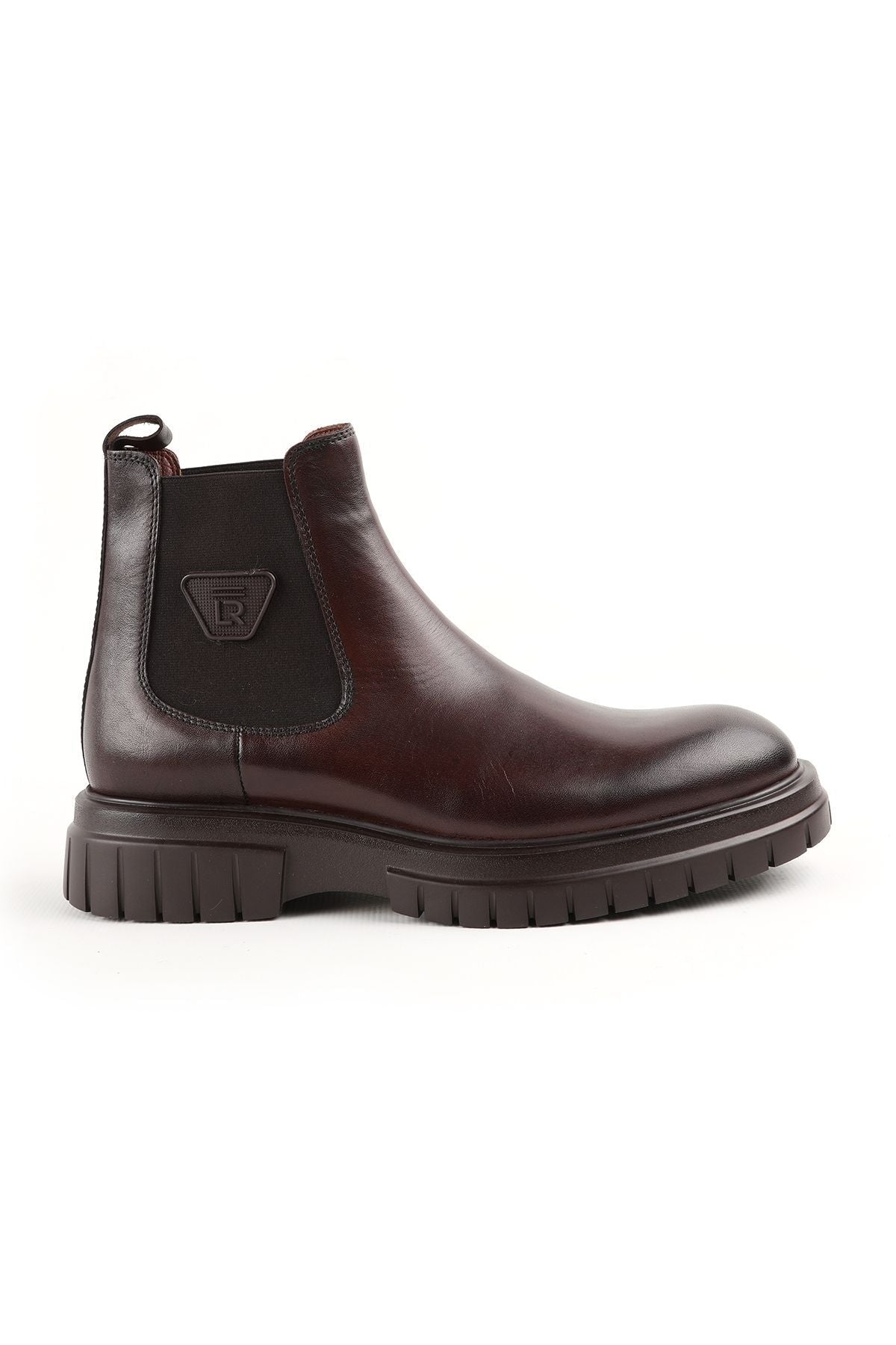 L5029 Men's Leather Boots Brown - MALLTURK