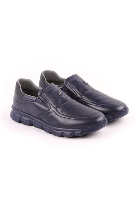 L5079 Casual Men's Shoes Navy Blue - MALLTURK