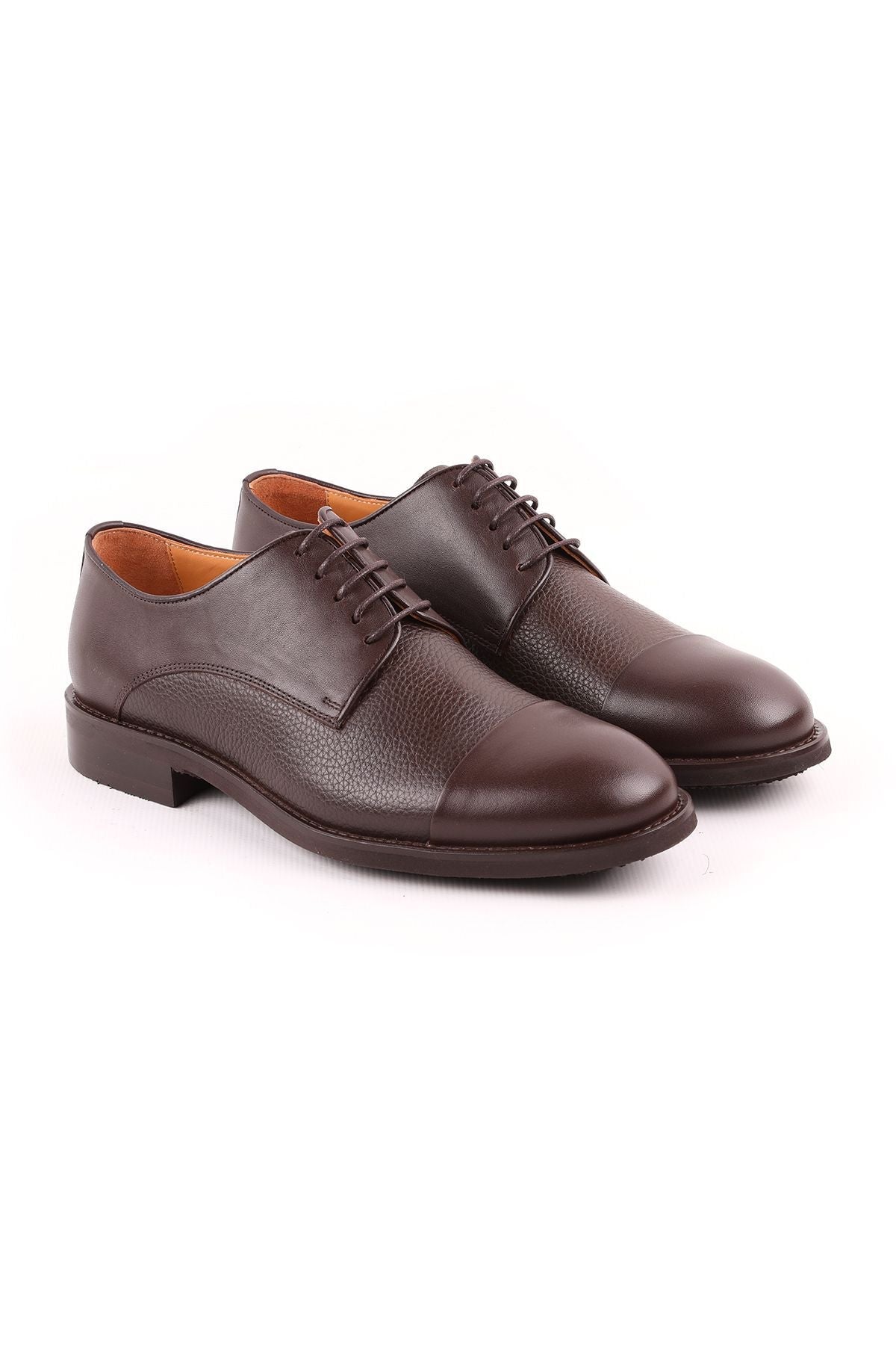 L5096 Classic Men's Shoes Brown - MALLTURK