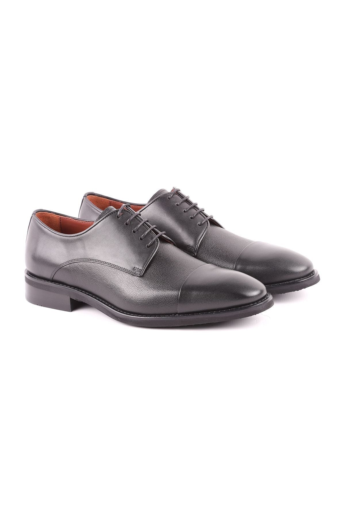 L5106 Leather Black Men's Casual Shoes - MALLTURK