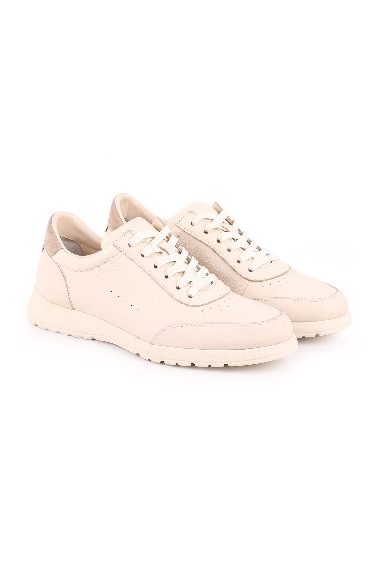 L5110 Casual Leather Men's Shoes BONE - MALLTURK