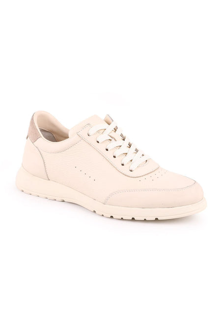 L5110 Casual Leather Men's Shoes BONE - MALLTURK