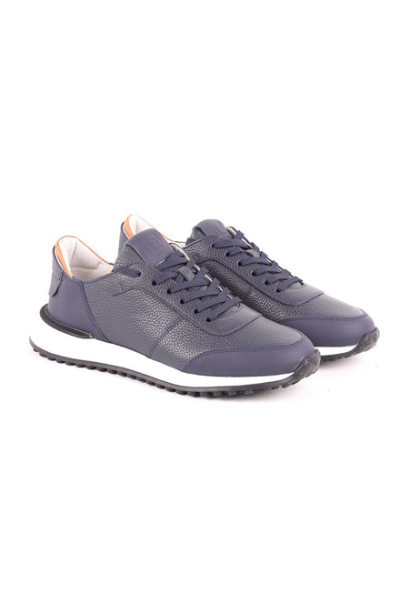 L5144 Casual Men's Shoes Navy Blue - MALLTURK