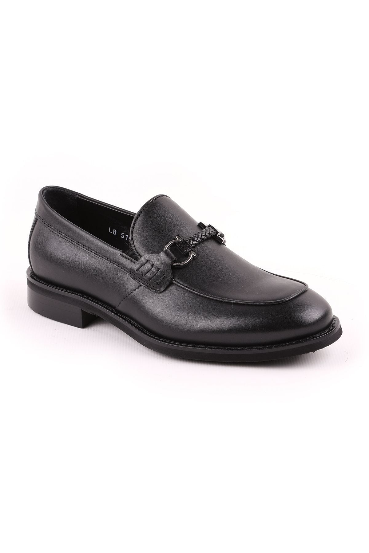 L5191 Loafer Men's Shoes Black - MALLTURK