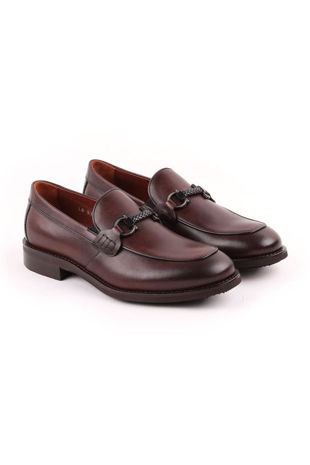L5191 Loafer Men's Shoes Brown - MALLTURK
