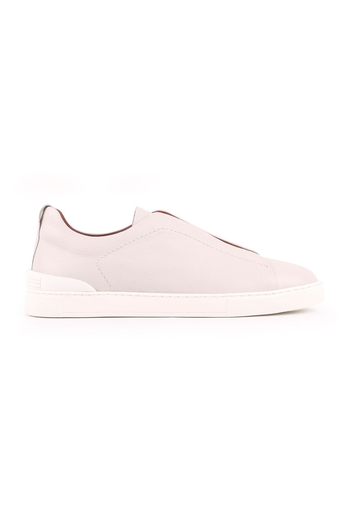 L5202 Leather Men's Casual Shoes Off White - MALLTURK