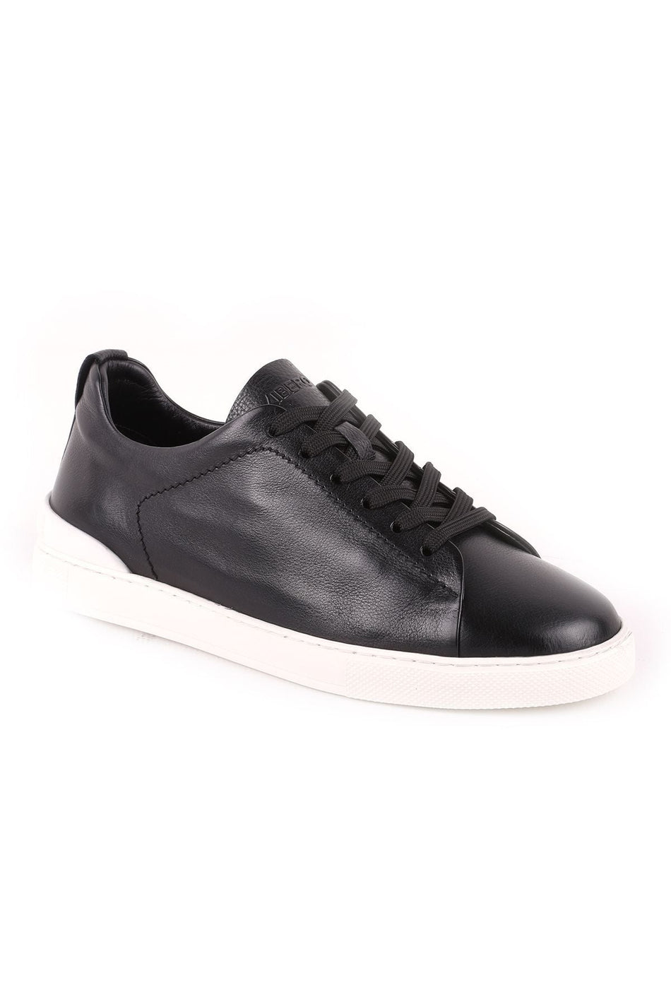 L5203 Leather Men's Casual Shoes Black - MALLTURK