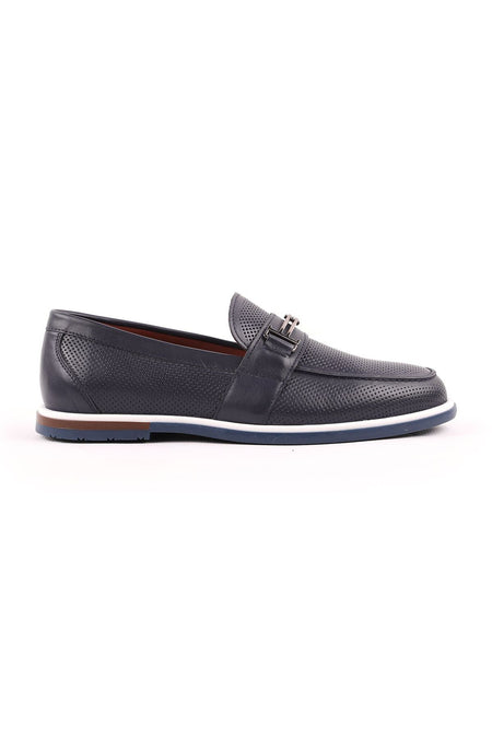 L5219 Casual Men's Shoes Navy Blue - MALLTURK