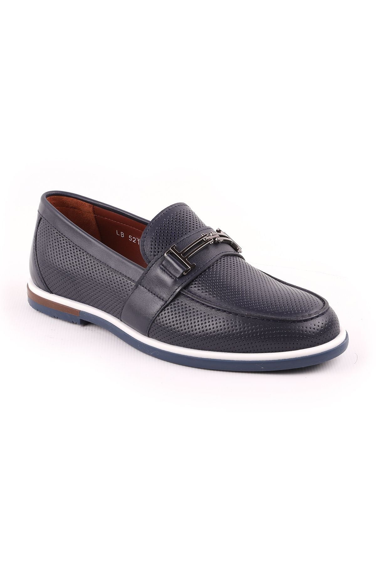 L5219 Casual Men's Shoes Navy Blue - MALLTURK