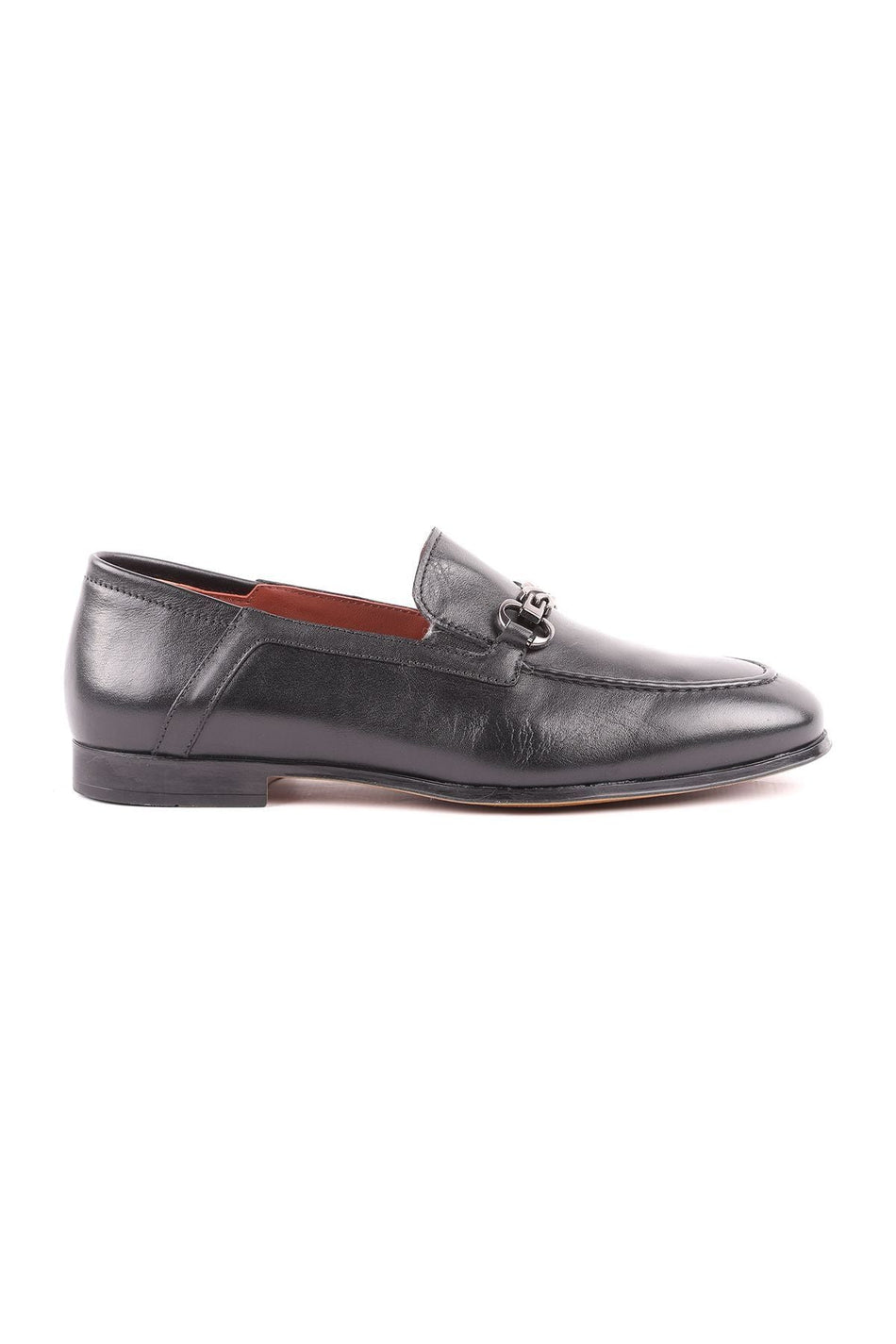 L5231 - Leather Black Men's Casual Shoes - MALLTURK