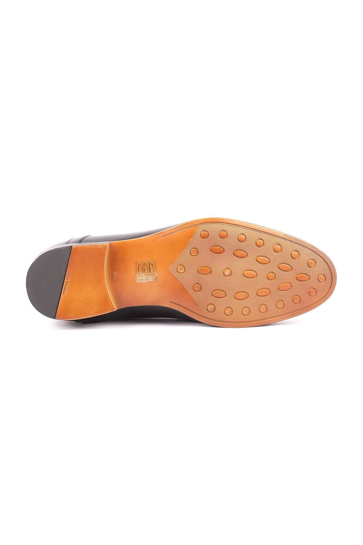 L5231 - Leather Black Men's Casual Shoes - MALLTURK