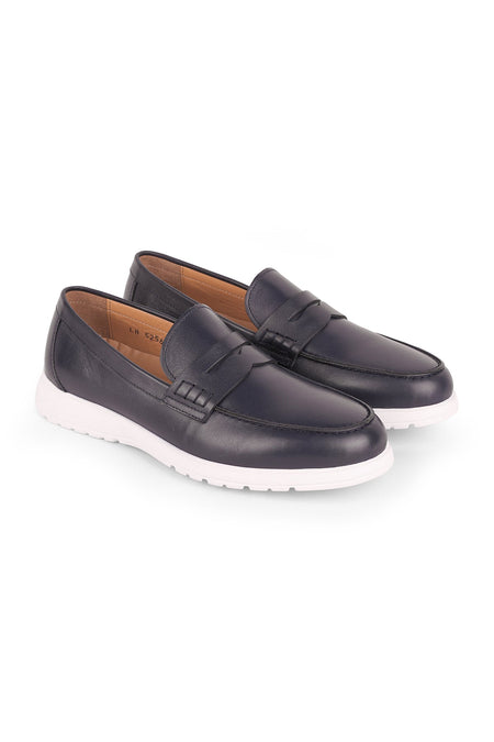 L5256 Men's Leather Loafer Shoes - MALLTURK