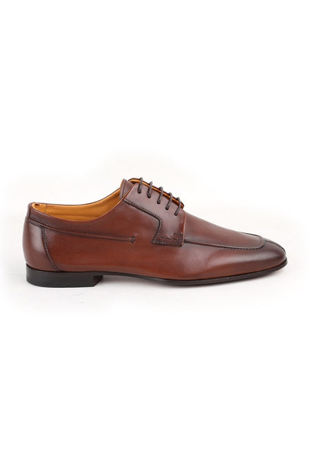 L5609 Genuine Buffalo Leather Injection Leather Sole Lace-Up Men's Classic Suit Shoes - MALLTURK