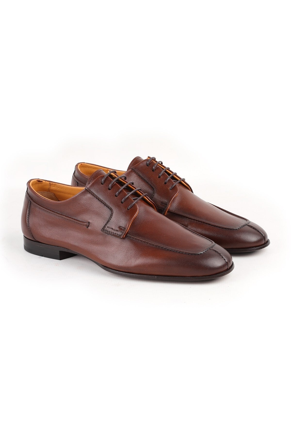 L5609 Genuine Buffalo Leather Injection Leather Sole Lace-Up Men's Classic Suit Shoes - MALLTURK